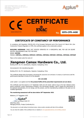 Applus , CE certificate