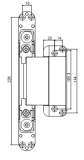 3D Stainless Steel Adjustable Concealed Hinge, CHS430 (2)