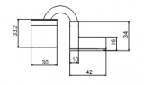 3D Stainless Steel Adjustable Concealed Hinge, CHS430 (5)