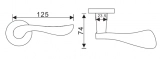 Solid Lever Handle, CMH157 Northern (2)