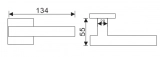 Solid Lever Handle, CMH119 Squarety (2)