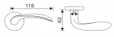 Solid Lever Handle, CMH118 Hippocrates (2)