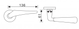 Solid Lever Handle, CMH097 Bach (2)