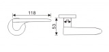 Solid Lever Handle, CMH091 Bourbon (2)