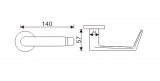Solid Lever Handle, CMH090 Crete (2)
