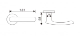 Solid Lever Handle, CMH074 Colosseum (2)