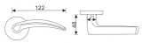 Solid Lever Handle, CMH025 Dante (2)