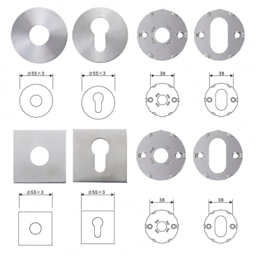 Slim Style Round & Square Rose, RR30 & RS30 Slim Style Round & Square Rose, RR30 & RS30