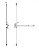 Concealed Vertical Rod Exit Device, CMP466 (3)