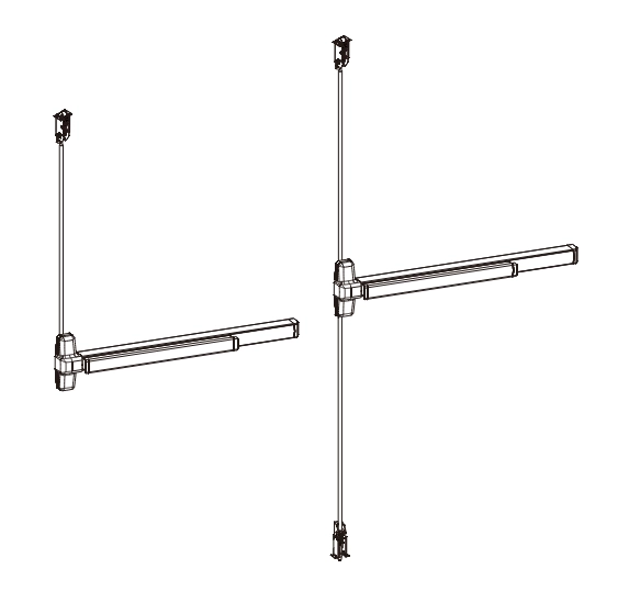 Concealed Vertical Rod Exit Device, CMP466 (5)