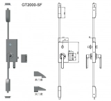 Concealed Soundproof Door Lock, GT2000 (5)