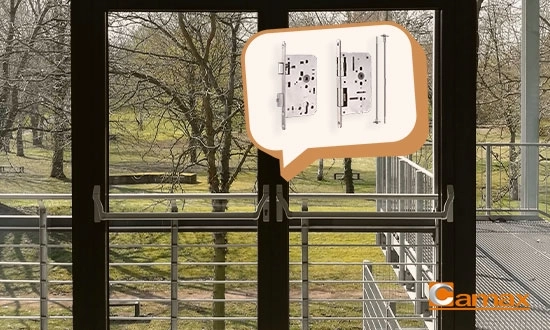 Double Door Mortise Locks with Panic Exit Devices: Security and Safety for Commercial Spaces