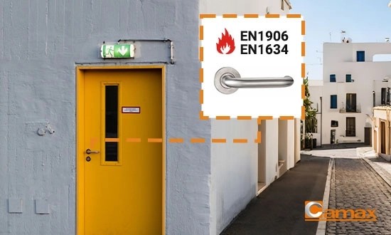 Fire-Rated Door Handles: UL10C/EN1634 Certified Safety for Commercial Buildings Fire-Rated Door Handles: UL10C/EN1634 Certified Safety for Commercial Buildings