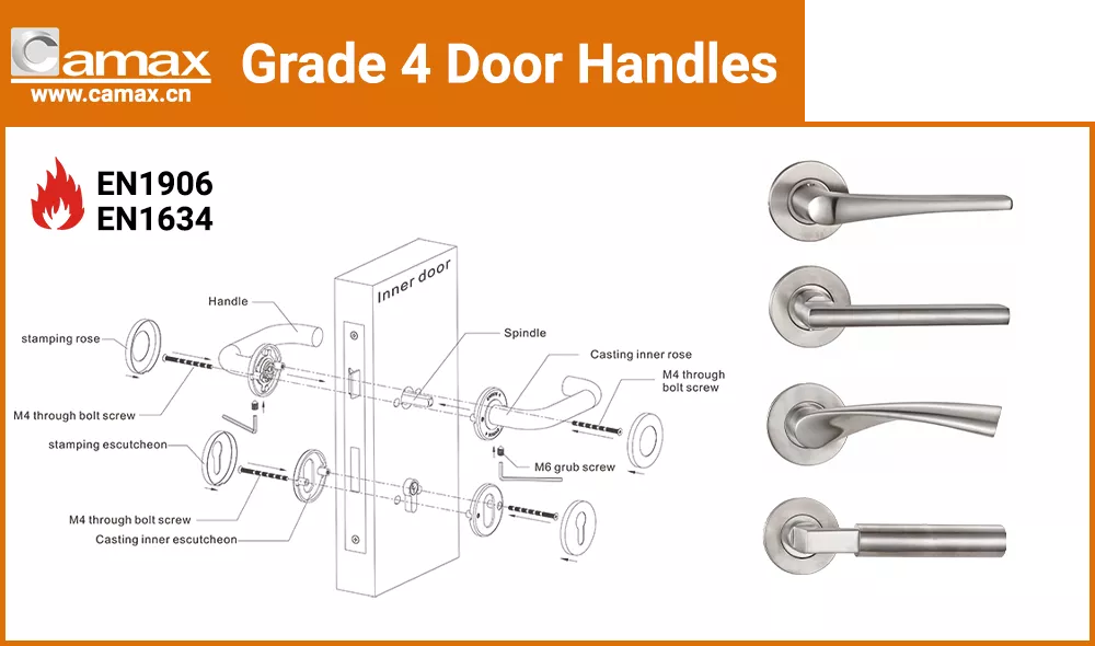 Camax grade 4 door handles
