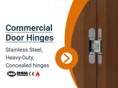Camax Hardware manufactures commercial door hinges
