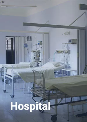 Camax's door hardware can be used in hospital