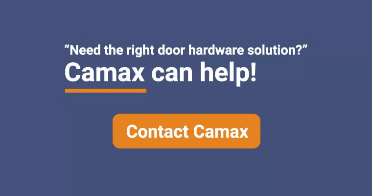 contact Camax Hardware for more information about door hardware