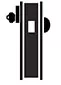 CML817D, Camax ANSI mortise lock for dead lock