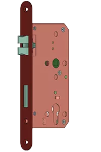 A72-xxA/L/C/F, Camax Euro mortise lock with anti-friction