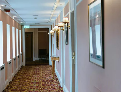 Camax manufactures hotel door hardware, including mortise locks, lever handles, exit devices