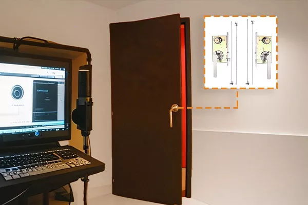 Camax manufactures soudproof lock for control room