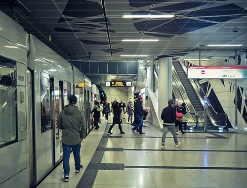 Camax manufactures door hardware for rail station and metro station