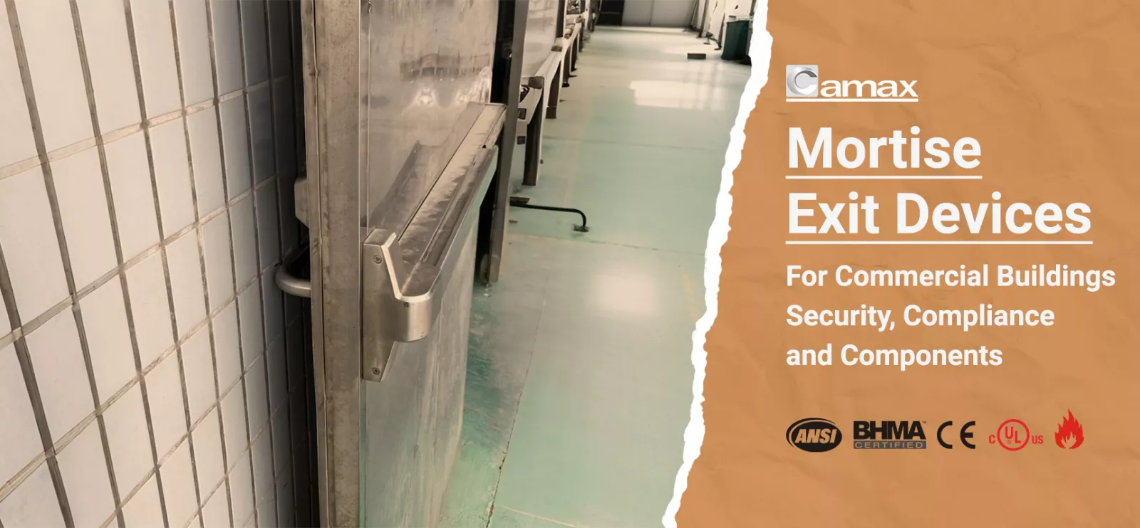 Camax Hardware's Mortise Exit Devices for Commercial Buildings