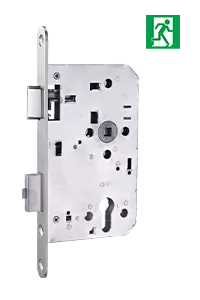 72-65DA, Euro exit mortise lock manufactured by Camax Hardware