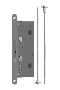 72-65PL, Camax's EN exit lock working with 72-65PC for double doors