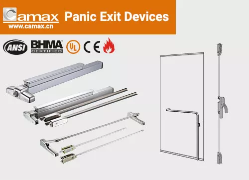 Camax Hardware supplies crossbar and touch bar panic exit devices