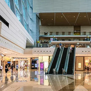 Camax's door hardware can be used in commercial buildings