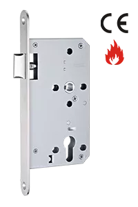 72-55L, Camax's CE-certified and fire-rated EN latch bolt mortise lock