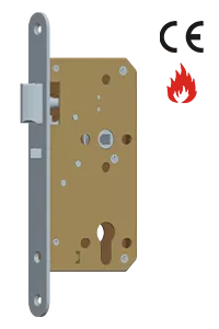 72-60F, Camax's CE-certified and fire-rated EN night latch mortise lock