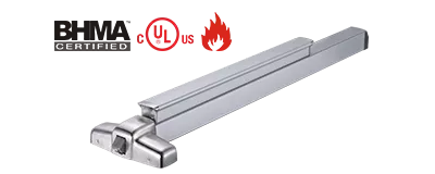 CMP451, Camax's heavy-duty rim exit device certified to BHMA, UL and fire rating