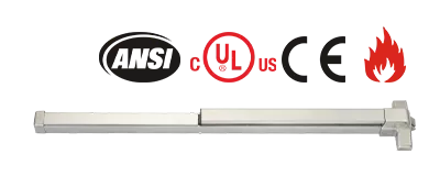 CMP400 Series, Camax's rim exit devices certified to ANSI, BHMA, UL and fire rating