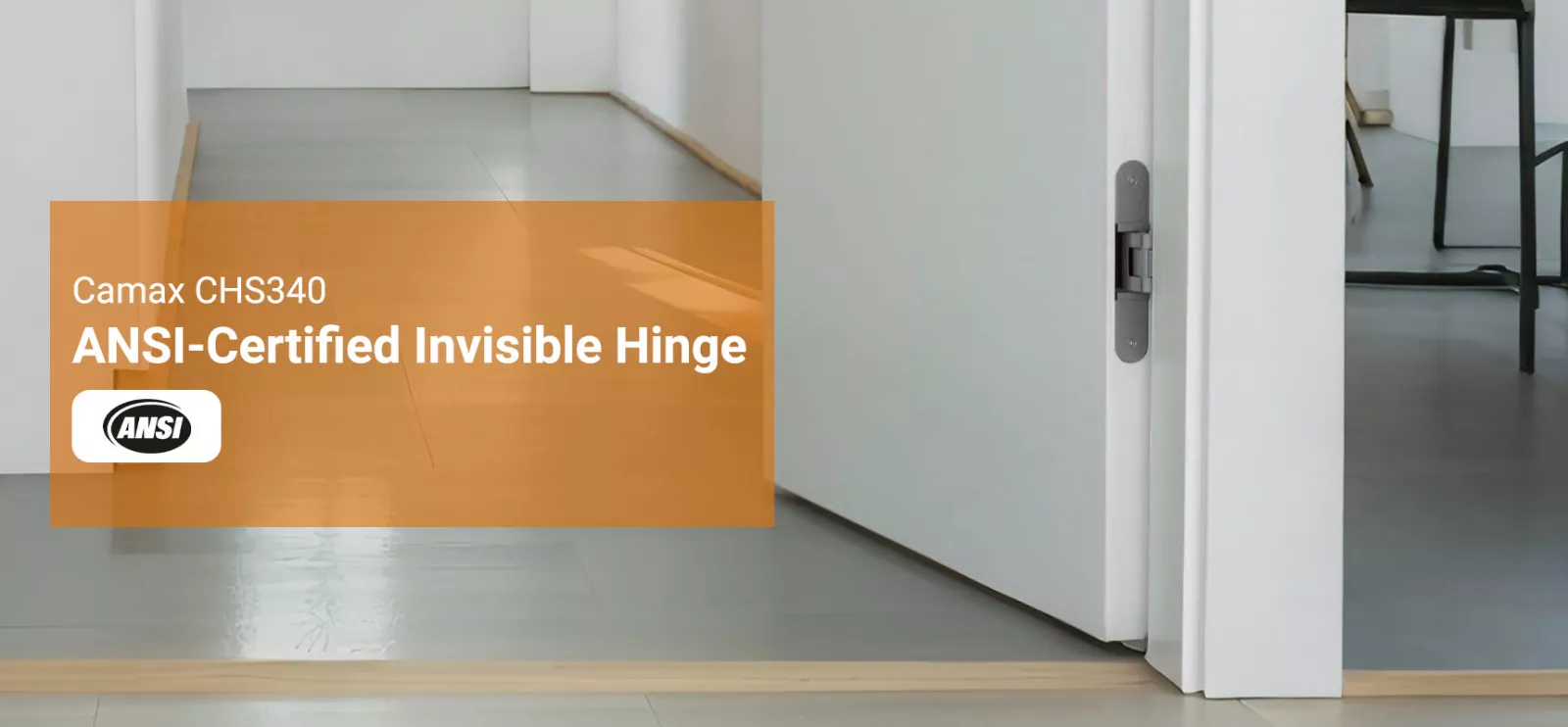 Camax CHS340: Heavy-Duty Hidden Hinges Achieve ANSI/BHMA Certifications
