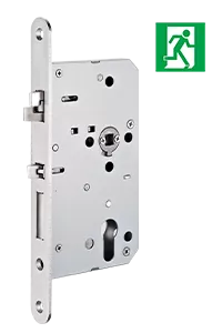 72-60/65TF, Camax's automatic deadbolt locking exit lock with panic function