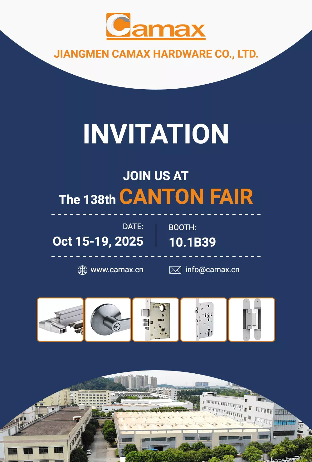 Join Camax Hardware at Canton Fair 2025 Autumn
