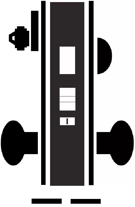 CML820, Camax's ANSI mortise lock for entrance lock
