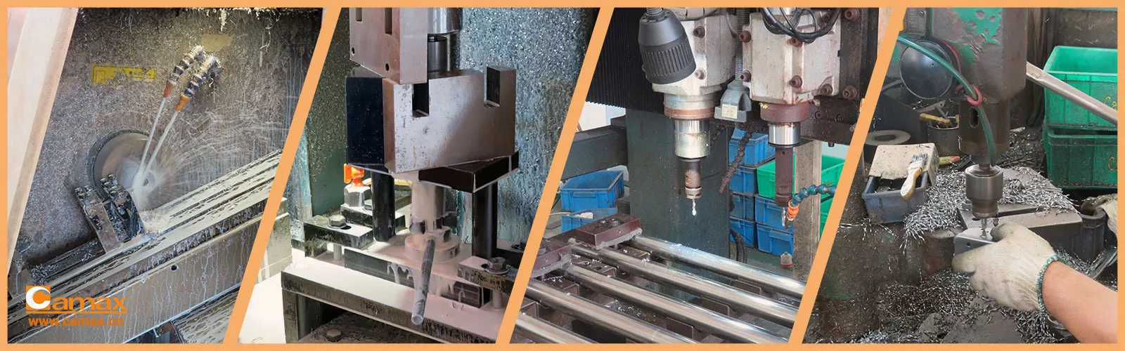 Camax manufactures CE-certified mortise locks with advanced equipement