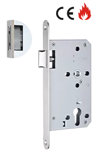 72-55L, Camax's fire-rated latch bolt locks with magnetic latch