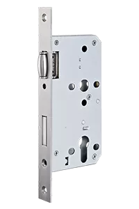 72-55P, Camax's roller latch mortise locks for wood doors